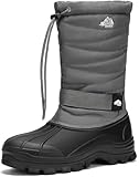 Kricely Mens Winter Boots Waterproof Snow Boots...
