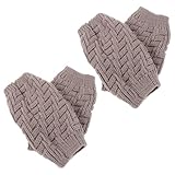 FOYTOKI 2 Pairs Women’s Leg Warmer Sleeves Knee...