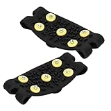 OATIPHO Ice Cleats for Shoes Snow Grippers with 5-Tooth...