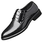 Men’s Lightweight Hollow Mesh Breathable Oxford Shoes...