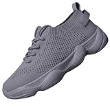 Toumov Mens Womens Fashion Sneakers Casual Non Slip Gym...
