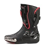 Zeozoom Motorcycle Riding Boots Motorcycle Leather...