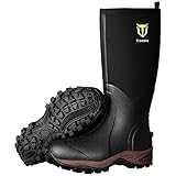 TIDEWE Rubber Neoprene Boots Men And Women, Waterproof...