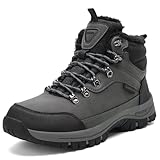 ZOOMCO Mens Snow Boots Anti-Slip Winter Boot Fur Lined...