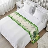 St. Patrick's Day Bed Runners for Twin Size Bed,...