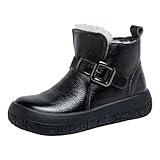 Women's Retro Ankle Snow Boots With A Flat Platform And...