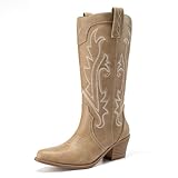Athlefit Cowboy Boots for Women Western Cowgirl Boots...