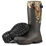 HISEA Men's Tall Boot with Arctic Ice Grip, Waterproof...