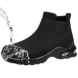 LARNMERN Steel Toe Shoes Men Women Waterproof Work...