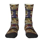 US 17th Airborne Division Adult Polyester Crew Socks...