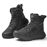 YELLOWOLF Womens Tactical Boots Comfortable Work Boots...