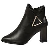 Minlaidian Fashionable lady's pointed-toe, thick-soled,...