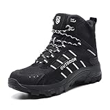 Men's Black Tactical Boots Military Training Jungle...