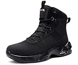 LARNMERN Steel Toe Boot Men Non Slip Work Shoe...