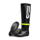 GBWPRBMW Mens PVC Eco-Friendly Rain Boots High-Top with...