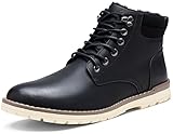 Vostey Men's Winter Boots Fur Snow Boot Waterproof...