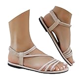 Boho Casual Summer Flat Sandals Slip On Comfortable...