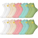 Eurzom 10 Pairs Socks Womens Crew Elastic Ankle Length...