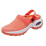 Womens Mesh Sneakers Open Back Slip On Mules...