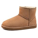 Zizor Women's Cozy Short Bootie Slippers, Winter Warm...