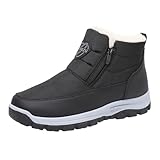 Womens Snow Boots Slip On Winter Shoes Ankle Booties...
