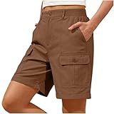 Cargo Shorts Women Baggy Comfy High Waisted Wide Leg...