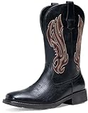 Jousen Cowboy Boots for Men Embroidery Men's Western...