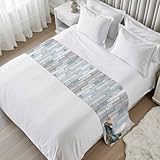 Western Cowboy Boots Bed Runners for Cal King Size Bed,...