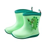 Toddler Rain Boots Baby Cute Dinosaur Ankle Rainboots...