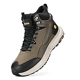 FitVille Wide Mens Boots, Orthopedic Men's Hiking Boots...