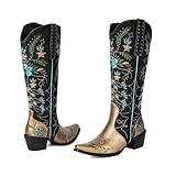 Kekonaca Women's Cowgirl Western Boots Embroidered...