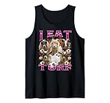 I Eat Turf Funny Goat Bootleg Graphic Style Retro 90s...