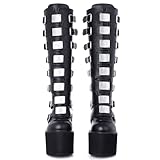 CELNEPHO Womens Chunky Platform Knee High Boots High...