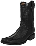 Texas Legacy Mens Black Cowboy Boots Stingray Diamond...