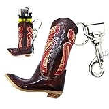 WitnyStore Tiny 3' Brown Cowboy Boot Shoe Western Style...