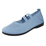 Wide Toe Box Flats Women Knitted Hollow Out Zero Drop...