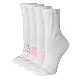 Hanes Women's Cushioned Crew Socks, Absolute Active...