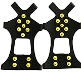 Ice Cleats for Shoes and Boots Ice Shoe Grips Non Slip...