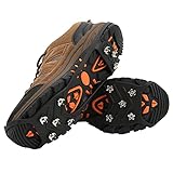 Shoe Spikes Cover, Silicone Ice Grips with Stainless...