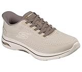Skechers Men's Go Walk Arch Fit 2.0 Percy Trainers, Tan...