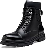 Jousen Men's Boots Mens Combat Boots Lace up Waterproof...