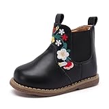 BMCiTYBM Baby Boys Girls Boots Infant Shoes Flower...