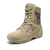 NORTIV 8 Mens Military Tactical Work Boots Hiking Side...