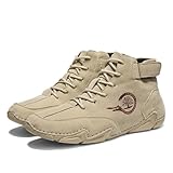 RSZGSWS Men's High top Boots Lightweight Leather...