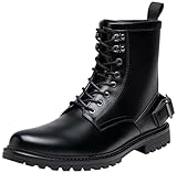Jousen Mens Boots Motorcycle Boots High Top Fashion...