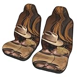 NHFGSKDWZ Car Seat Covers 2 Pack Universal Fit Elastic...