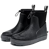 CKWLXQY Men's Deck Boots,Ankle Rubber Rain boots...