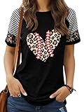 TAOHONG Baseball Tank Top Women Heart Print Baseball...