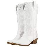 HISEA Rollda Cowboy Boots for Women, Cowgirl Boots,...