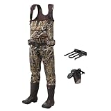 HISEA Hunting Waders for Men with 600G Insulated Boots,...